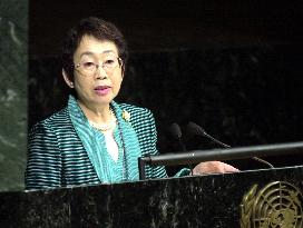 Iwao addresses U.N. session on women